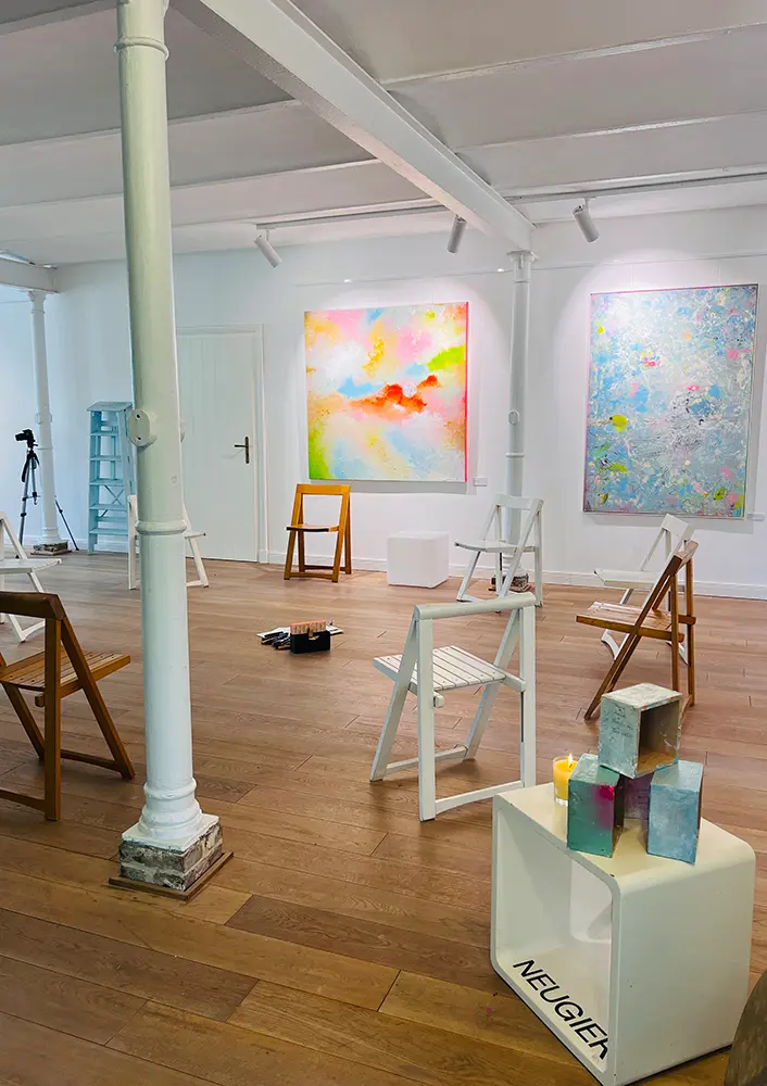 atelier werke und werte Birgit Dierker work in progress